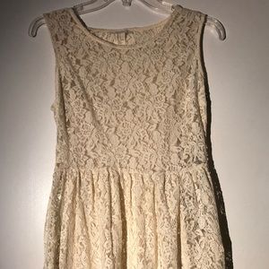 Cream Dress from Forever 21